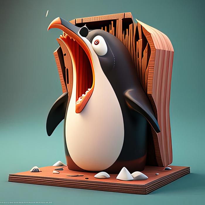 نموذج ثلاثي الأبعاد لآلة CNC ألعاب St The Penguins of Madagascar Dr Blowhole يعود مرة أخرى gameRE